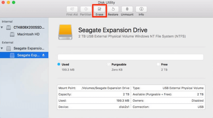 best format tool for external hard drive mac