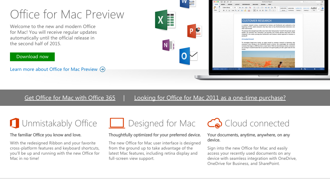 microsoft office home & student 2016 for mac 1 user